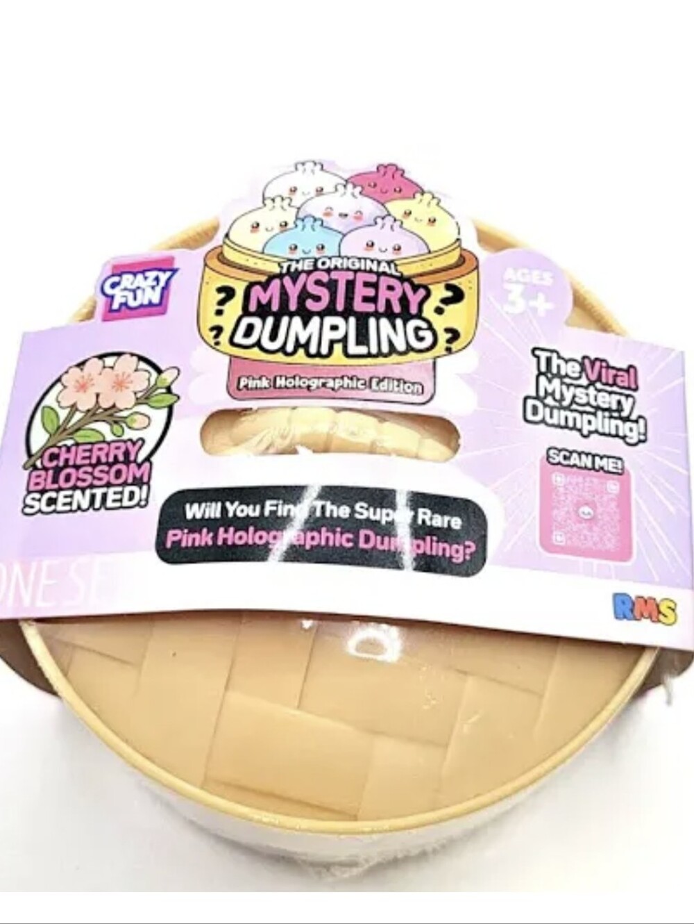 RMS cherry Blossom Scented Pink Holographic Dumpling